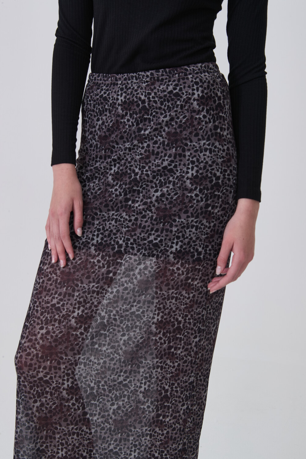 Falda Gazin Estampado 1