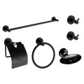 KIT ACCESORIOS CANDIA NEGRO 6 PIEZAS Kit Accesorios Candia Negro 6 Piezas
