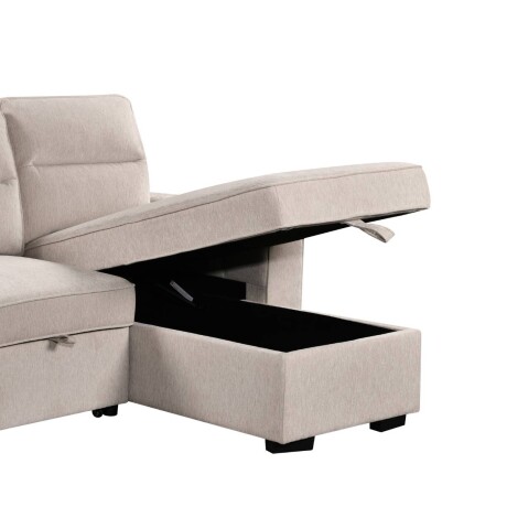 Rinconera Saona - Chaise intercambiable - Tela Microfibra 120 (Beige)