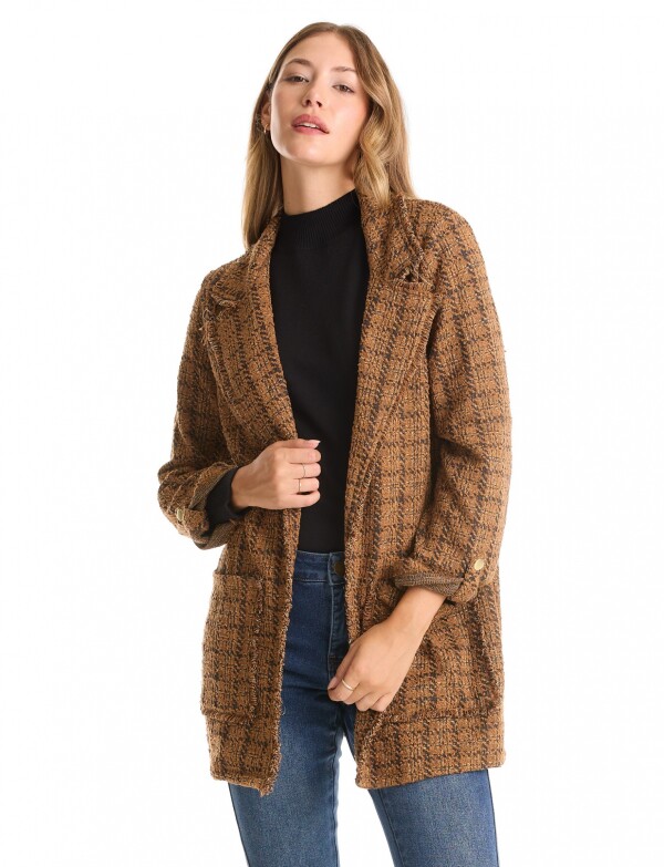 Chaqueta Tweed TOSTADO/MULTI