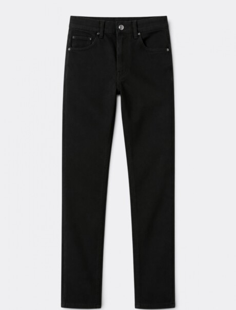 PANTALONES DE SARGA AJUSTADOS NEGRO