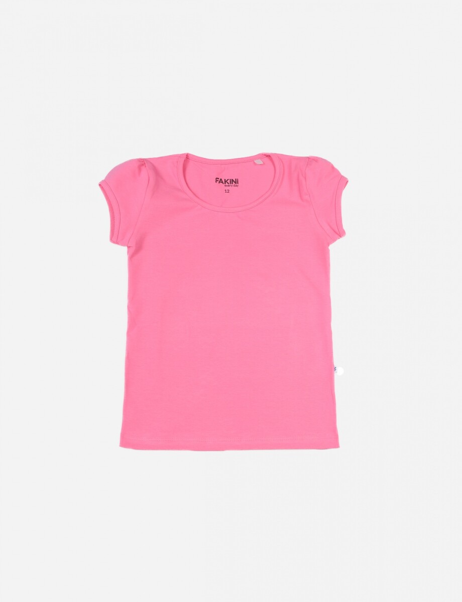 Remera para niñas - Rosa Chicle 