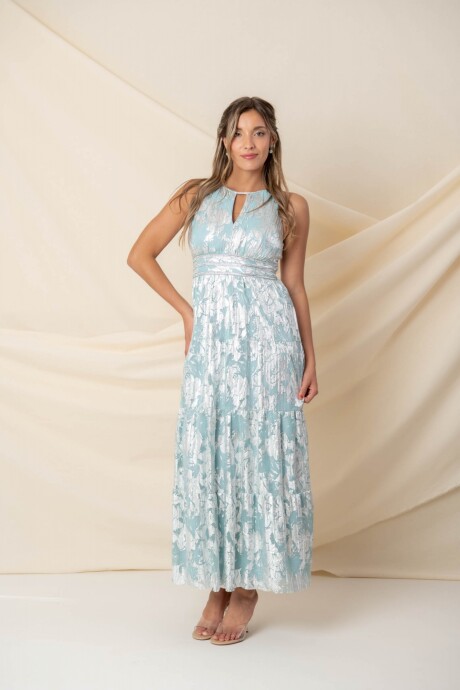 VESTIDO ELLEN Agua marina