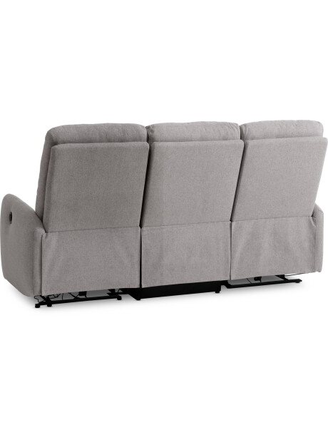 Sofá VONSILD 3 cuerpos reclinable eléctr gris Sofá VONSILD 3 cuerpos reclinable eléctr gris