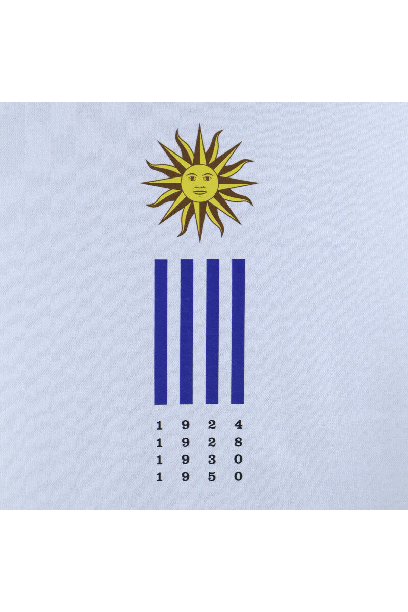 REMERA URUGUAY NOMÁ BLANCA L REMERA URUGUAY NOMÁ BLANCA L