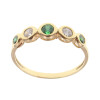 Anillo Celia de oro amarillo 18k con circonias Anillo Celia de oro amarillo 18k con circonias