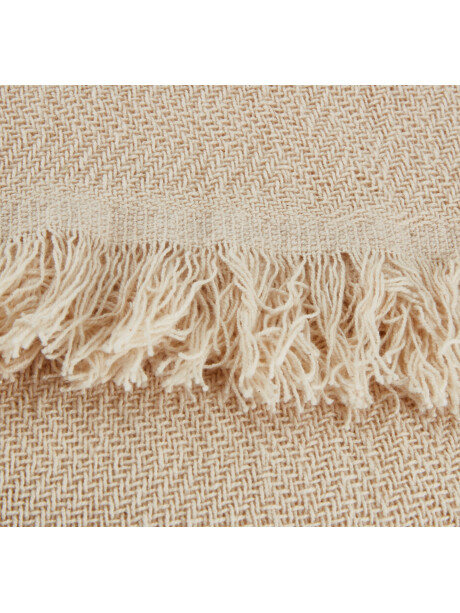 Manta throw ISSOLEIE 130x150 beige Manta throw ISSOLEIE 130x150 beige