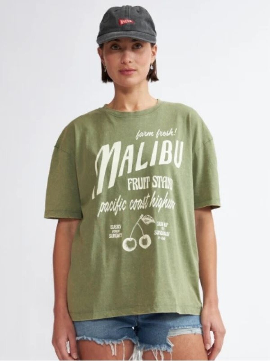Remera North Sails Macis Oversize - Verde 