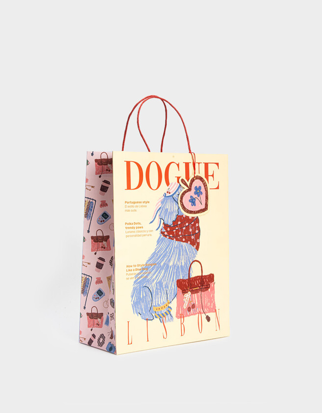 Accesorios Regalos Estampados Bolsa De Regalo Grande Estampada - Combinacion Multicolor