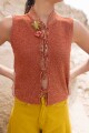 TOP MULTI KNIT Terracota