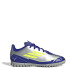 Championes de Niños Adidas Futbol 5 F50 Club TF Messi Plateado - Azul - Amarillo