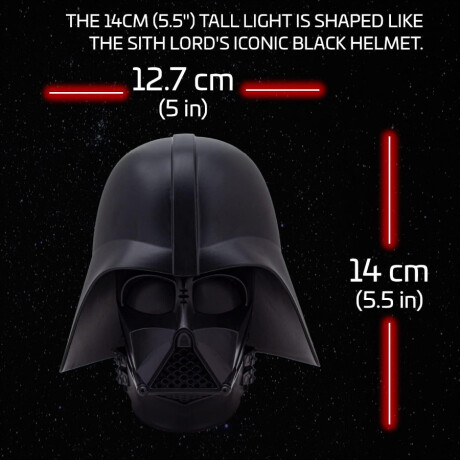 Lámpara Darth Vader Star Wars c/sonido Lámpara Darth Vader Star Wars c/sonido