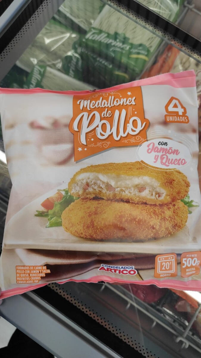 MEDALLONES POLLO CON JAMON Y QUESO 500G +SOLO PDE O WEB+ 