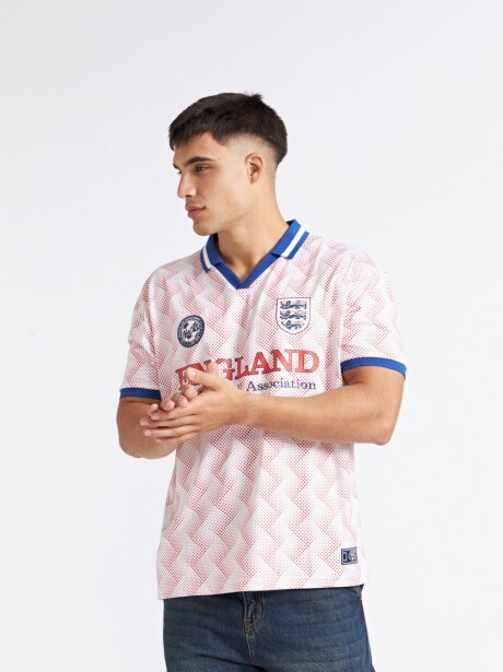 REMERA INGLATERRA BLANCO