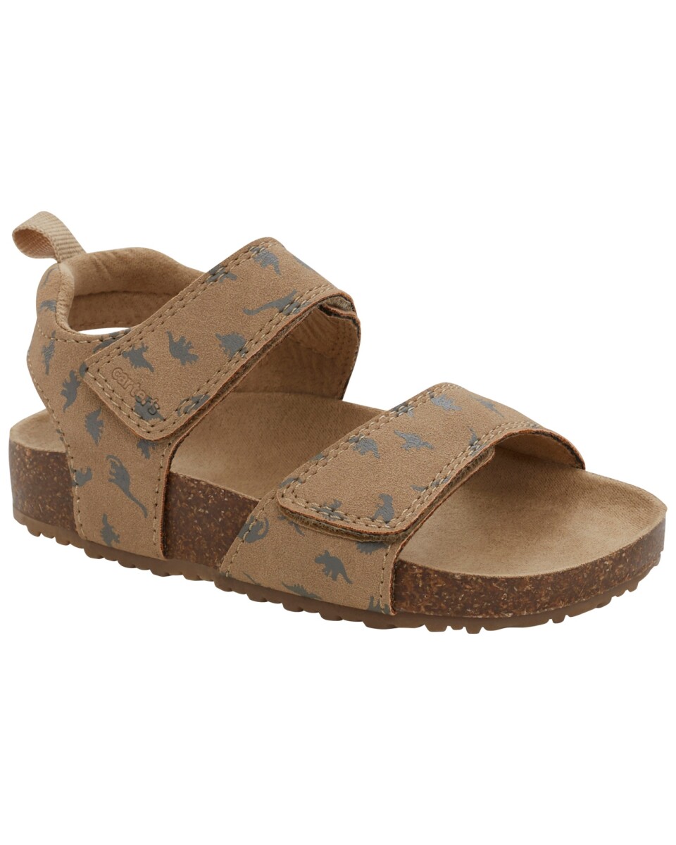 Sandalias con velcro, diseño dinosaurios 