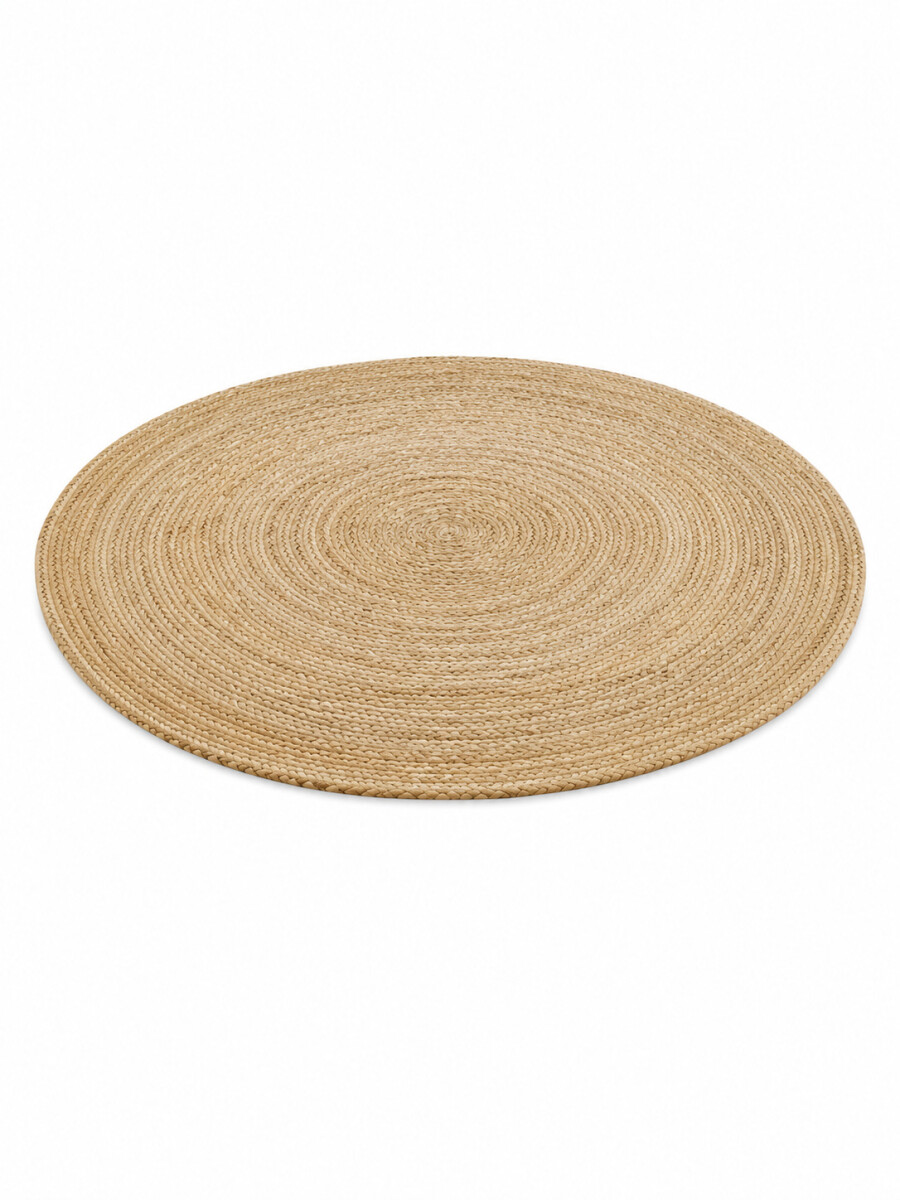 ALFOMBRA DE YUTE Y ALGODÓN - BEIGE 