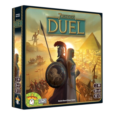 Repos Production - Juego de Mesa 7 Wonders Duel - +10 Años. 2 Jugadores. Idioma Español. 001