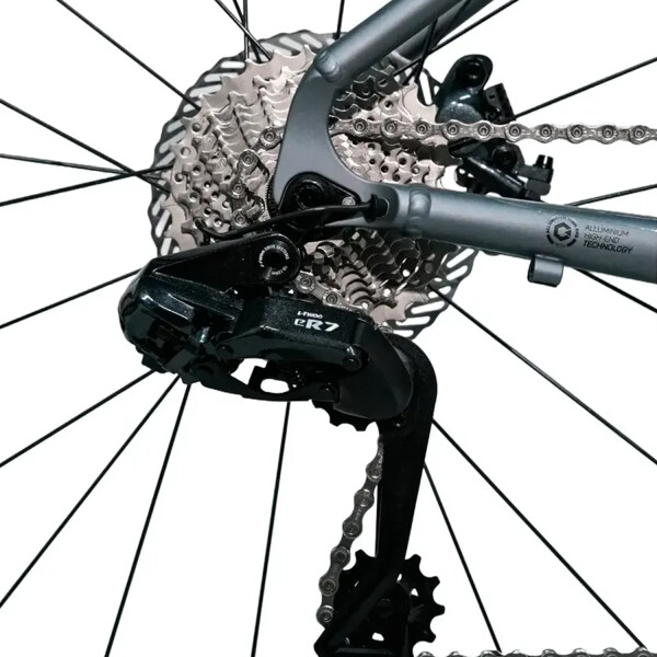 Bicicleta De Ruta Java Gravel Idra 24v Con Cambios Electrónicos BICICLETA JAVA GRAVEL IDRA T54 BLANCO