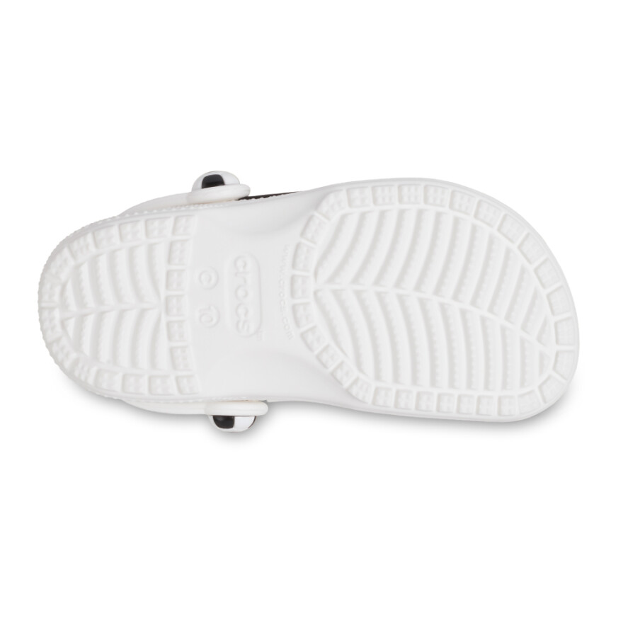 Crocs Classic Soccer Ball Clog T - Niños 1 a 5 años White/black