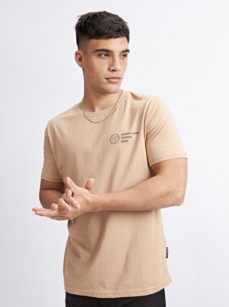 REMERA VOLLEY BEIGE