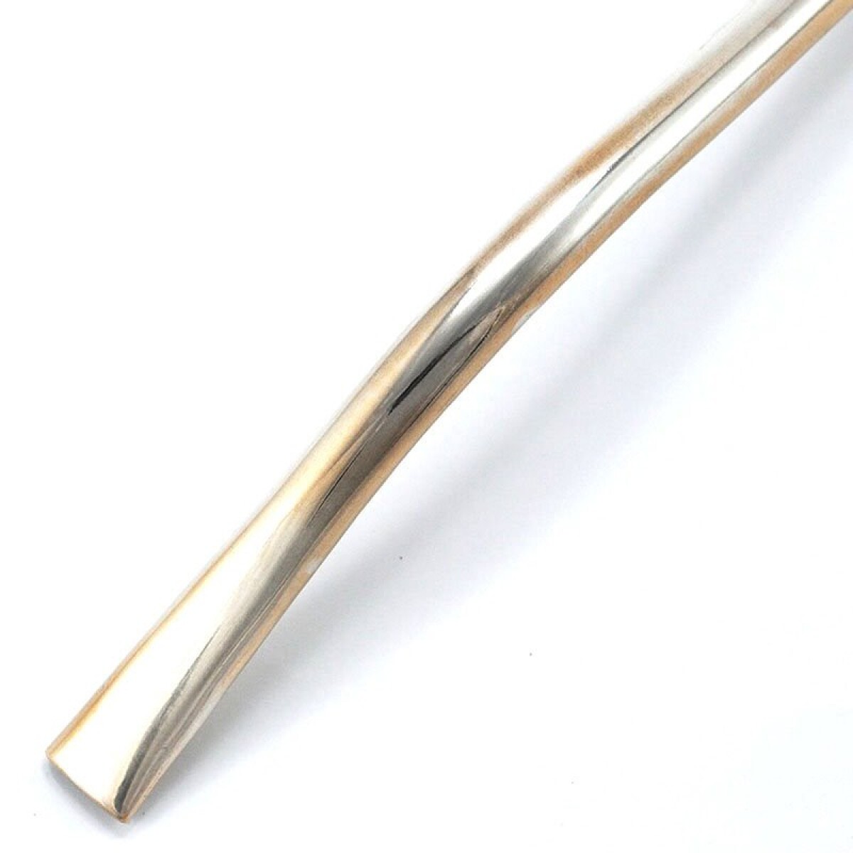 Bombilla de plata toda lisa gruesa 