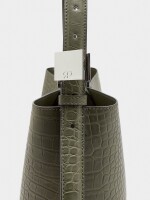 Bolso De Hombro Con Grabado Animal verde