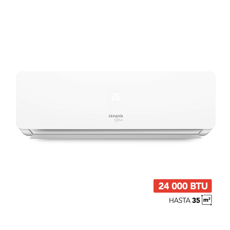 Aire Acondicionado AIWA 24000 BTU Split ON/OFF Frío/Calor Blanco Aire Acondicionado AIWA 24000 BTU Split ON/OFF Frío/Calor Blanco