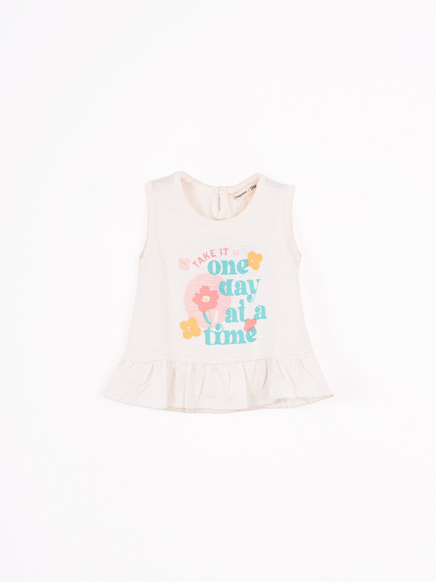 MUSCULOSA ESTAMPADA ROSINA - OFF WHITE 