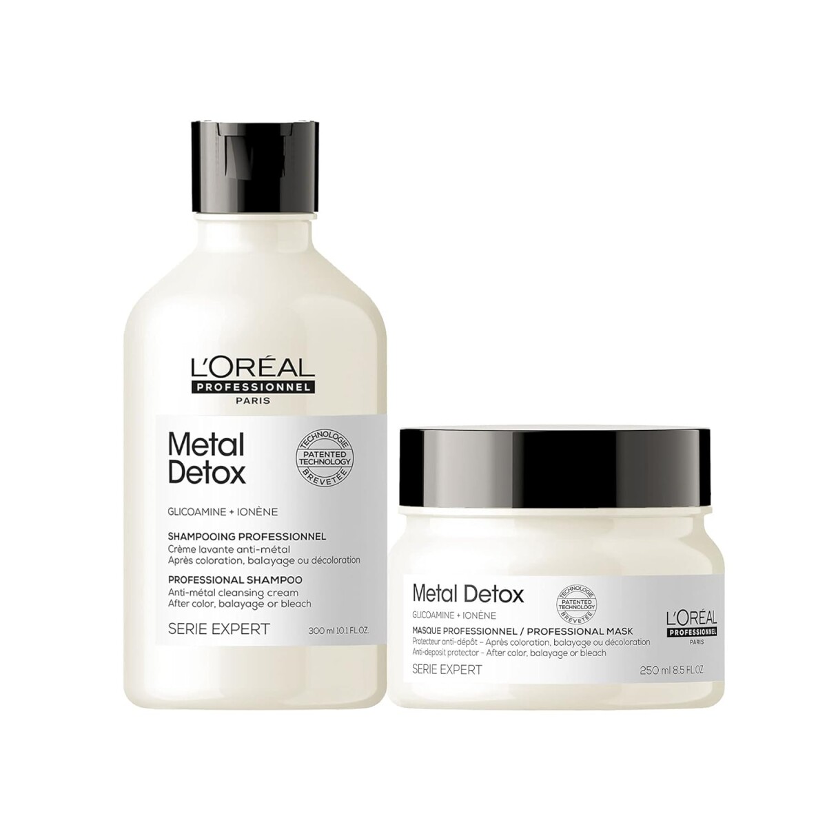 L´Oréal Professionnel Metal Detox Pack Shampoo 300 ml + Máscara 250 ml - DISC. 