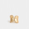 Anillos Medianos y Grandes Strass Anillo Con Strass - Dorado