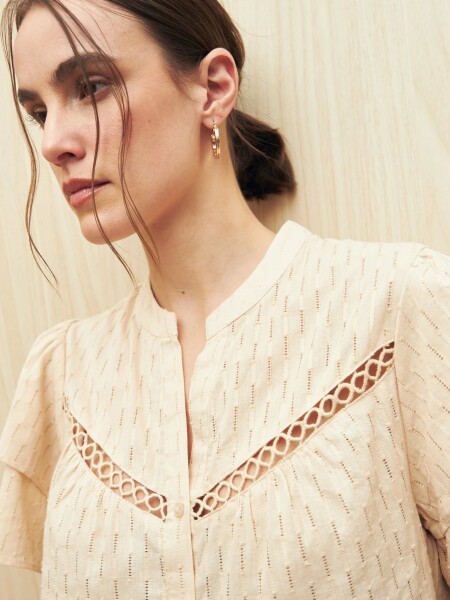 CAMISA ALLIE BRODY DURAZNO