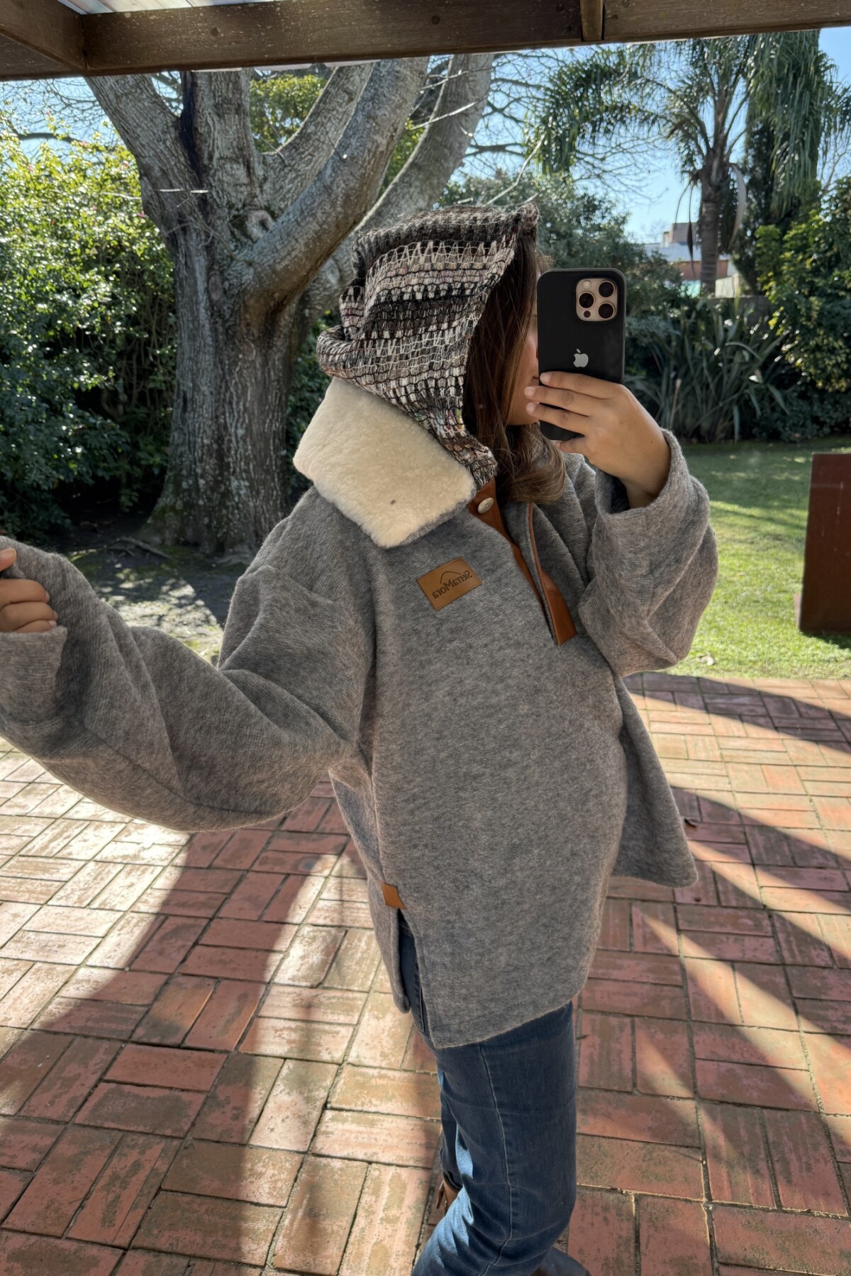 Buzo Crazy Bear Gris / Topo