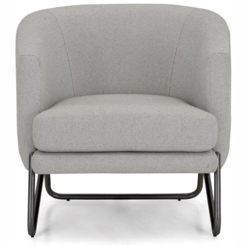 Butaca 3788 Tapizada en Tela Gris