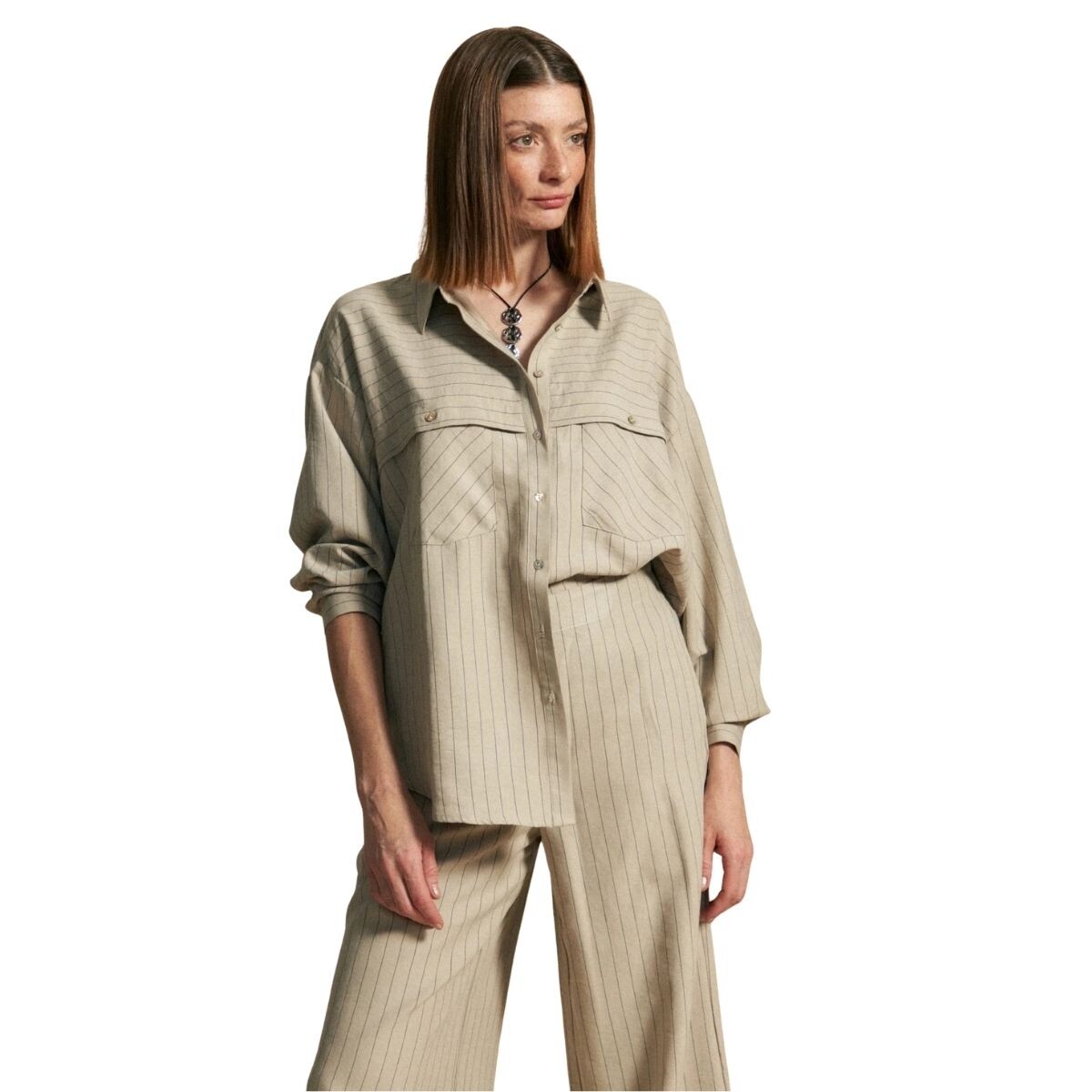 CAMISA ORBITA S-XXL - TOSTADO 