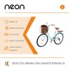 Bicicleta Urbana Rodado 26 con Canasto Vintage Verde
