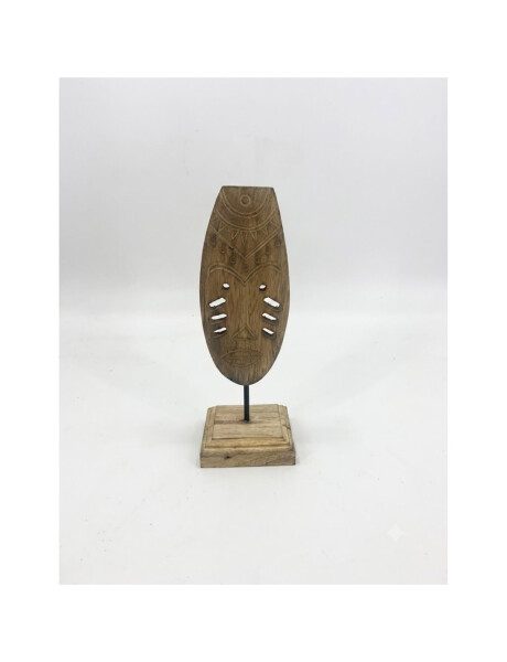 MASCARA ETNICA DECORATIVA MADERA 9x9x25CM MASCARA ETNICA DECORATIVA MADERA 9x9x25CM