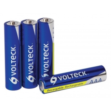 Pila Recargable AAA - 4 Unidades - Volteck Pila Recargable AAA - 4 Unidades - Volteck