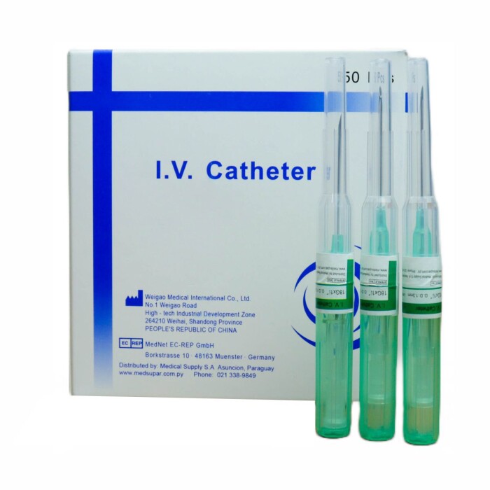 CATETER I.V. N° 18 VERDE (MEDSUPAR) BLIS única