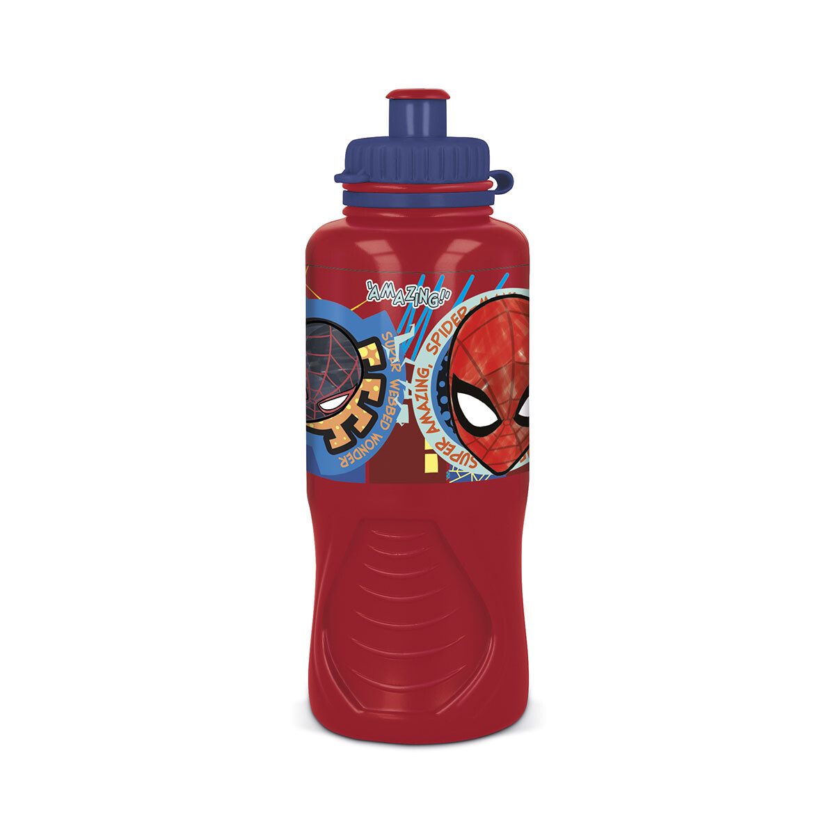 Botella Plástica Ergonómica Marvel 430 ml 
