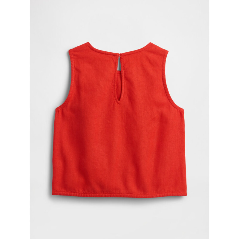 V-FAST SS LINEN SEED TOP POSTER RED
