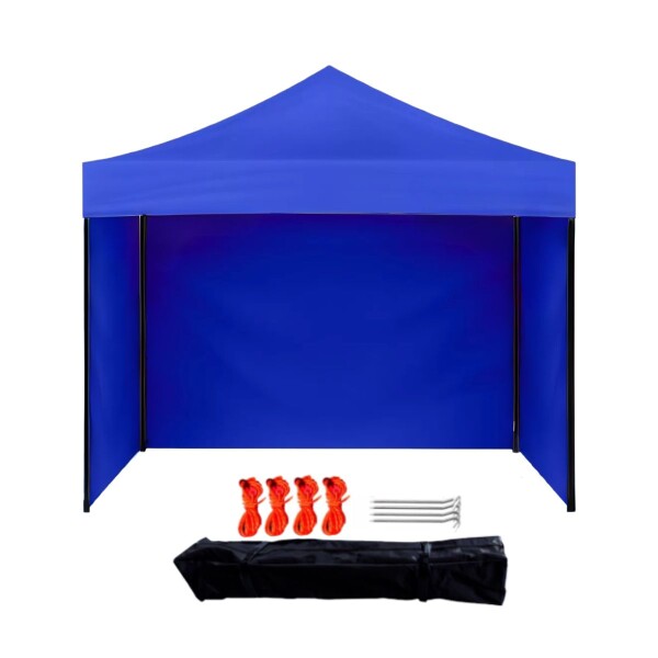 Gazebo Plegable con Paredes 3x3 Para Playa o Jardín Autoarmable Color Azul Gazebo Plegable con Paredes 3x3 Para Playa o Jardín Autoarmable Color Azul