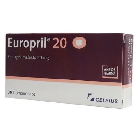 Europril 20mg 30 Comprimidos Europril 20mg 30 Comprimidos