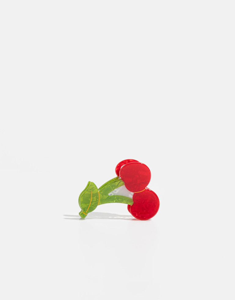 Broche Frutas Broche De Cerezas - Combinacion Bicolor