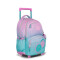 Mochila Footy Smile Everyday con Carro Rosa - Verde Agua