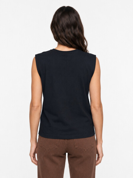 REMERA ARMELIA NEGRO.