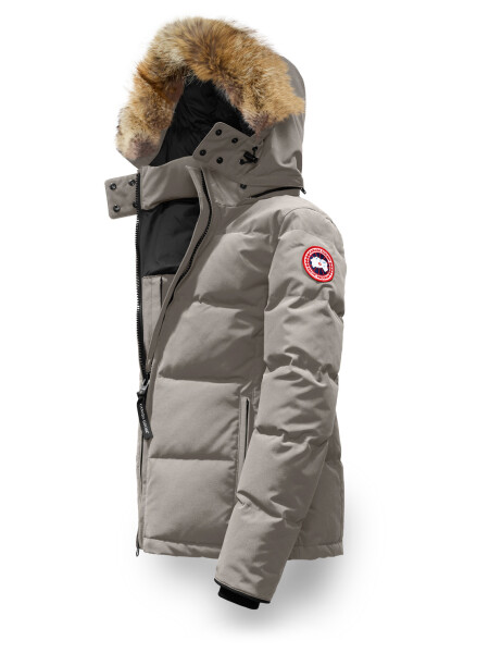 Canada Goose -Campera con capucha rellena de plumas, Chelsea parka Gris