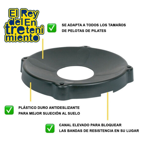 Base Pelota Pilates + Gymball 75cm + Banda + Inflador Base Pelota Pilates + Gymball 75cm + Banda + Inflador
