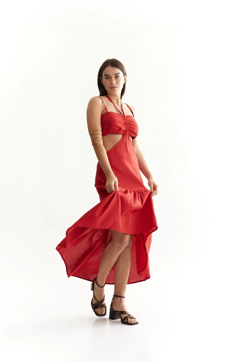 Vestido Cordoba rojo m