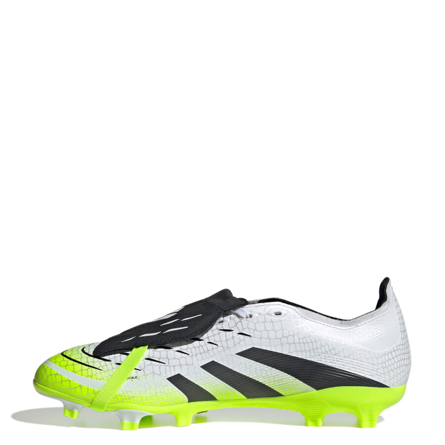 Championes de Futbol Hombre Adidas Predator League FT Blanco - Negro - Amarillo Limón