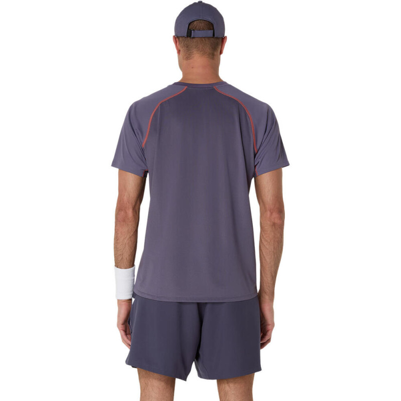 Polo Tenis Match Actibreeze Hombre Greyish Purple